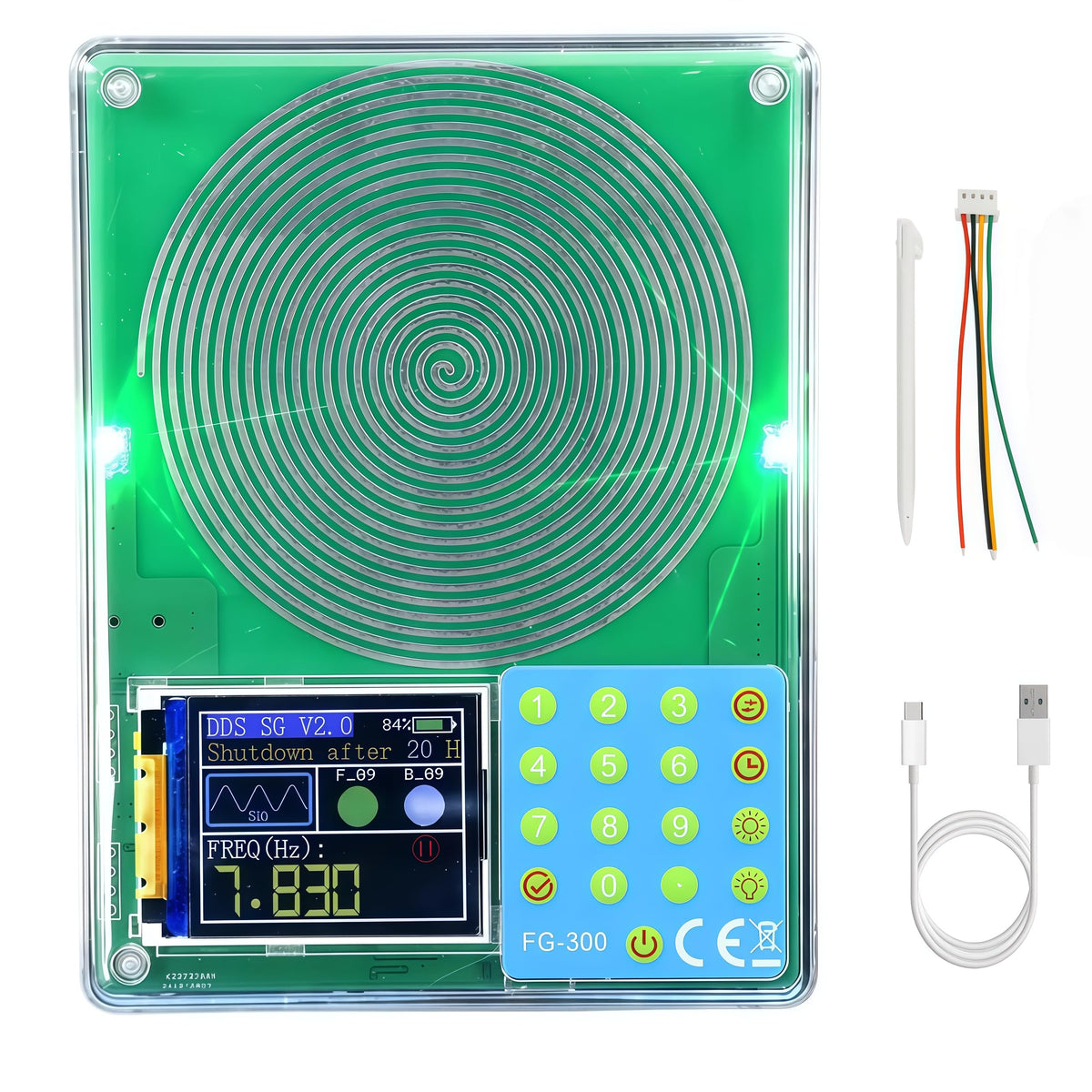Adjustable Frequency Generator for Healing Schumann Sine Waves