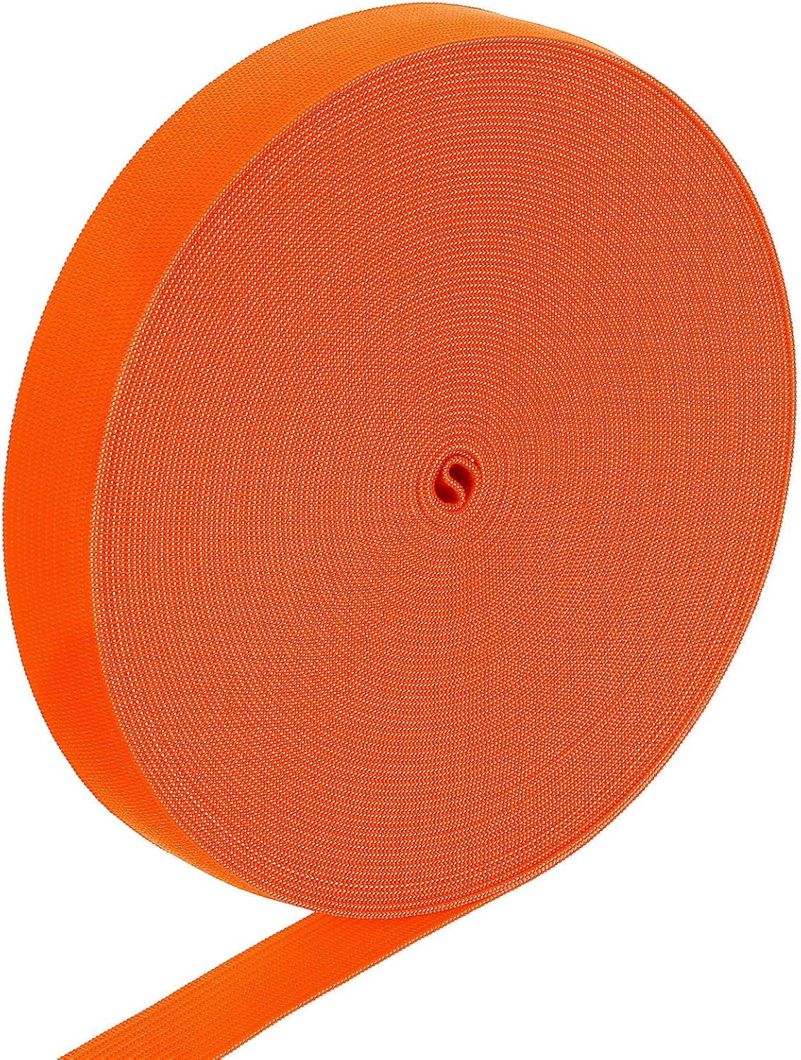 LinkMejor Elastic Band, 0.7" x 15 Yard Stretch Knit Elastic Bands Fabric Elastic Band for Sewing, Wigs, Waistband, Pants, Craft DIY (Bright Orange)