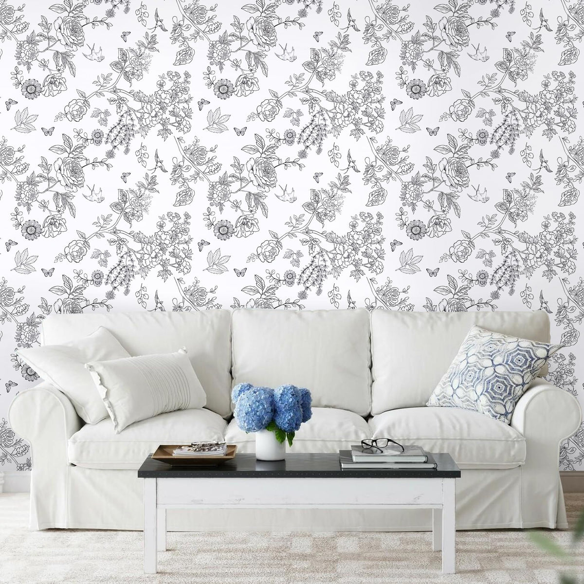 LinkMejor Black and Gold Wallpaper Retro Animals Peel and Stick Wallpaper Removable Waterproof Self Adhesive Contact Paper for Countertop Cabinets Shelf Drawer Liner Covering 17.3" x 196.8"
