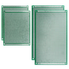 Double-Sided PCB Board Printed Circuit Boards Kit (2 Sizes - 7x9 9x15) Prototyping Board for DIY Soldering Electronic Projects Practice Test Circuit 4pcs