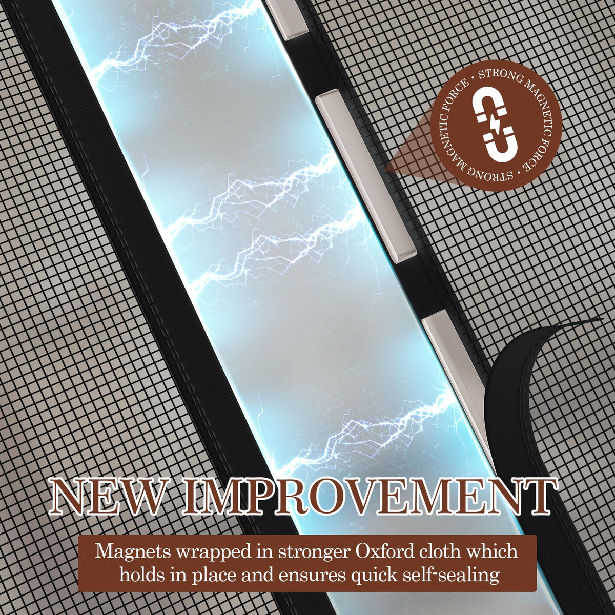 LinkMejor Porta Schermo Magnetica Compatibile con Porte 32x80, Nera