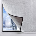 Magnetic Window Insulation Kit Suitable for Summer and Winter, Heat Reflective Window Film and Magnetic Strip Kit Suitable for Windows,RV Windows,Self Adhesive Easy Installation (35"x57"(89x145cm))