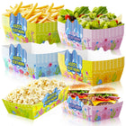 32pcs Yellow Sponge Party Disposable Serving Tray Cartoon Sponge Decoration