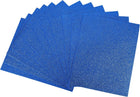 LinkMejor Dark Blue Shiny EVA Foam Sheets 11 x 8 Inch 2mm Thick for Crafts DIY Projects 12 Pcs