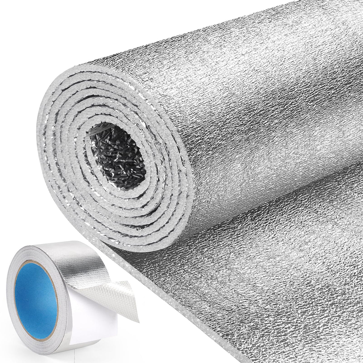 LinkMejor Izolație Reflectivă pentru Fereastră, 48 in x 10 ft Blocator de Cald
