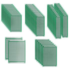 Double-Sided PCB Board Printed Circuit Boards Kit (5 Sizes - 4x6 5x7 3x7 6x8 2x8) Prototyping Board for DIY Soldering Electronic Projects Practice Test Circuit 50pcs