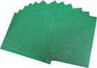 LinkMejor Dark Green Shiny EVA Foam Sheets 11 x 8 Inch 2mm Thick for Crafts DIY Projects 12 Pcs