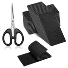 12Stes 2x4 inch Heavy Duty Hook and Loop Strips with Adhesive, Reusable